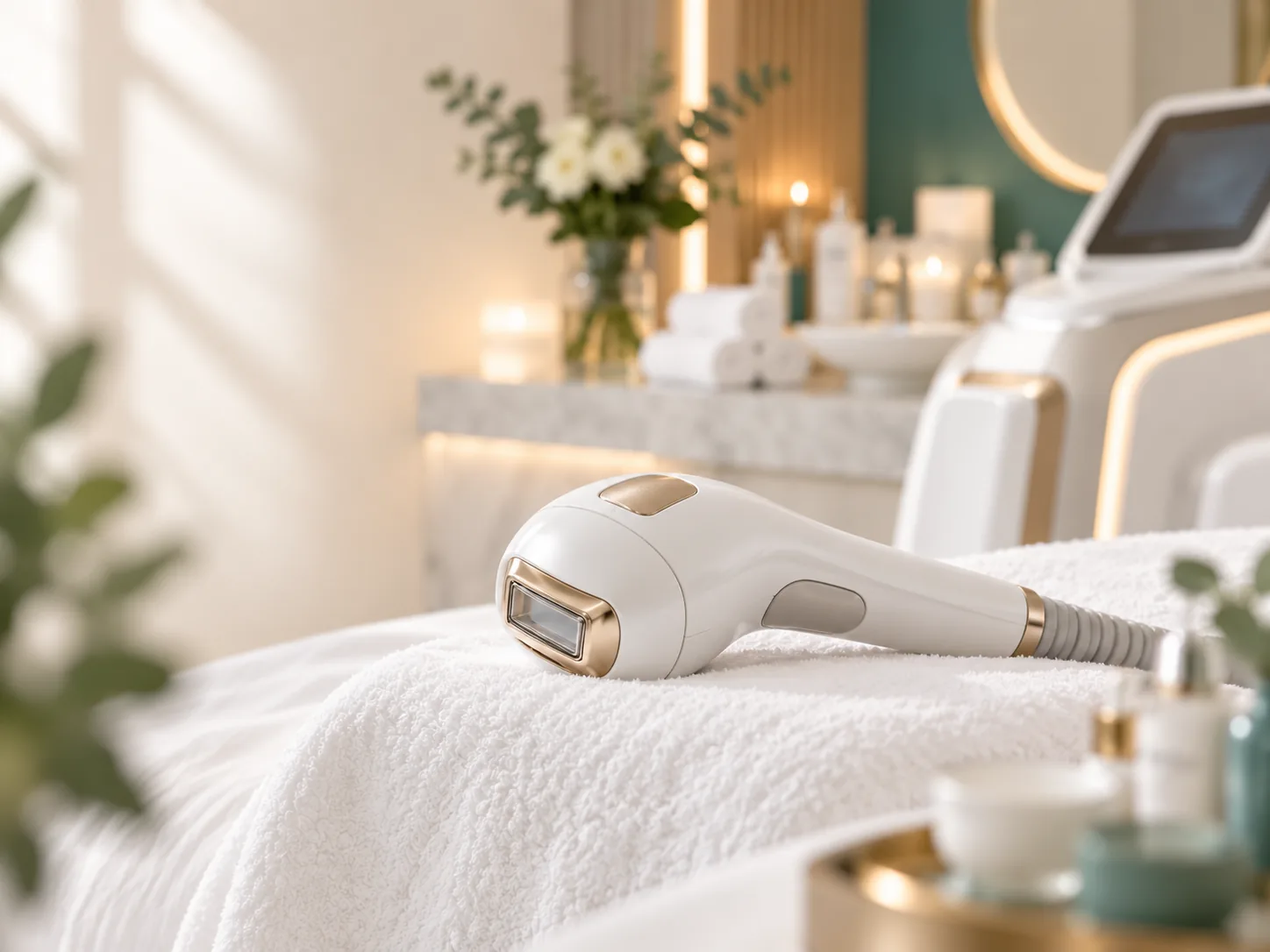 Detalhe de equipamento de estética