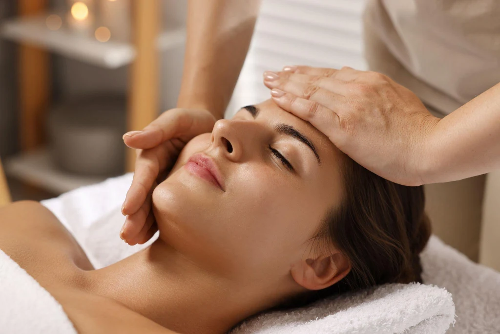 Experiência de relaxamento e cuidados de rosto Rituais do Ego